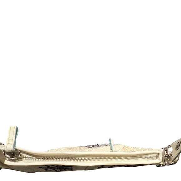 Coach White Floral Bee Crossbody Shoulder Bag F10871 - Picture 10 of 12